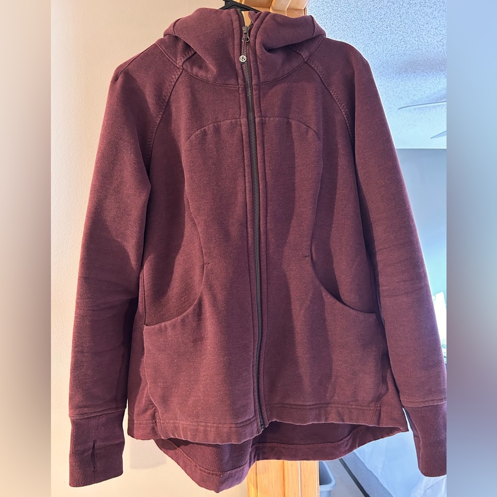 Lululemon Jacket size 12 maroon